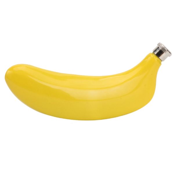 

2 pack bar drinking accessories tools 5 oz banana 304 stainless steel hip flask pot home kitchen bar tools hip flask other dinnerware