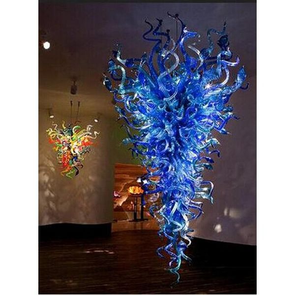 

современные люстры лампы новый подвеска light blue hand выдувное стекло люстра light wedding deco ac 110в / 120в / 220в / 240в энергосбереже