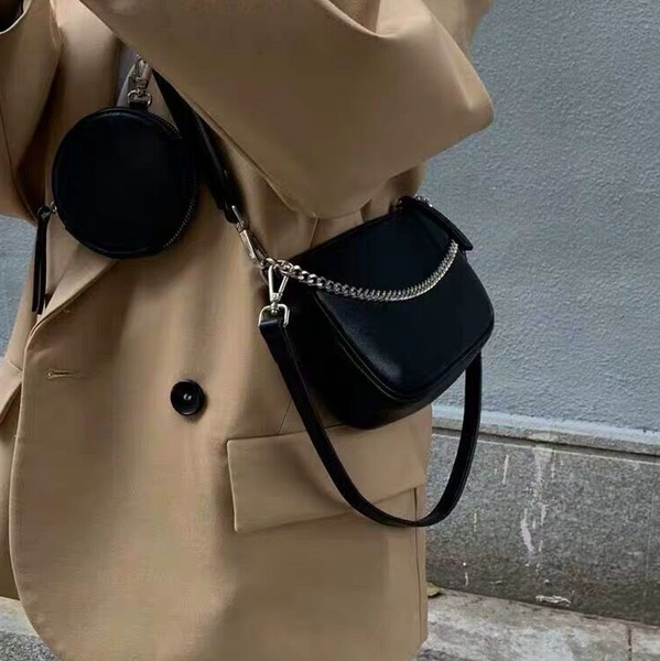 

fashion women's bag composite female bag cross body girl casual shoulder messenger black 2hki8878