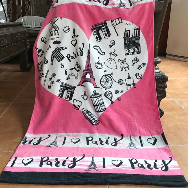 

internet celebrity bath towel ins pure cotton kids soft lovely korean version heart cartoon personality student 70*130cm