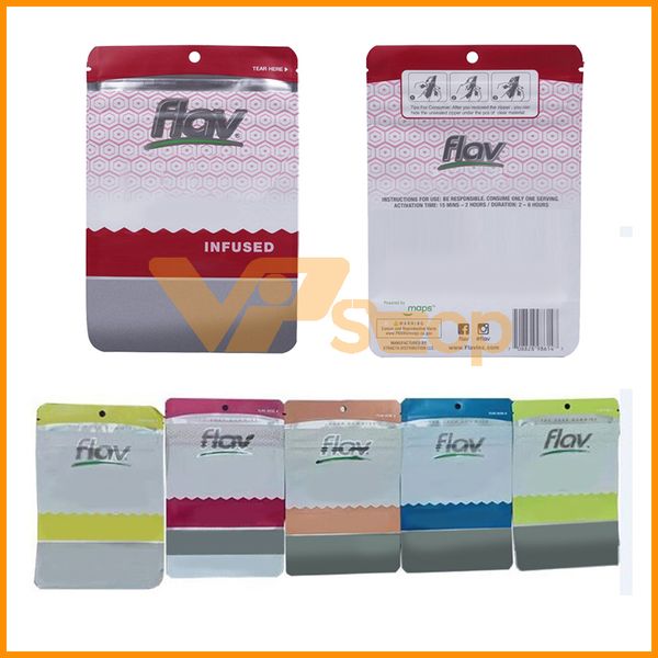 

Flav Pouch Bag 6 Types Empty Zipper Packaging Smell Proof Mylar Zip Lock Bag Ziplock Bags for Tobacco Dry Herb Flowers