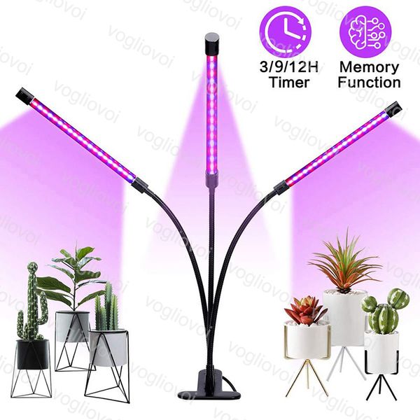 

dimmable led grow light 15w plant lamps with clip auto turn on function 20 led plant grow lamp with plants red blue dhl
