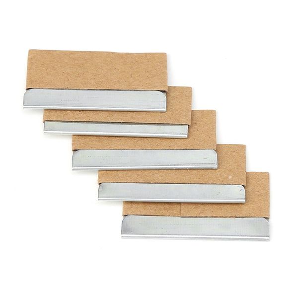 

5/30 pcs stainless steel blades ceramic glass tinting scraper remove stickers v