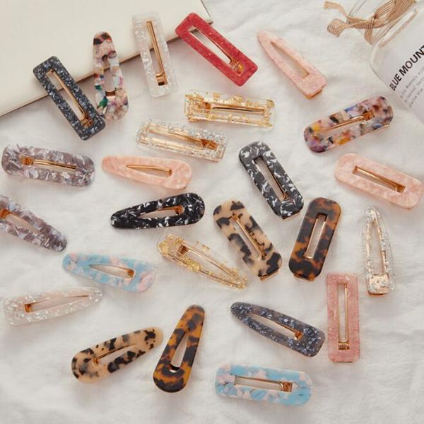 

fashion pearls acetate geometric hair clips for women girls headband sweet hairpins barrettes hair accessories set