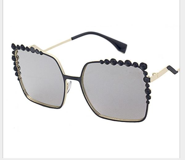 

квадратные солнцезащитные очки с элегантной индивидуальностью и модой, White;black