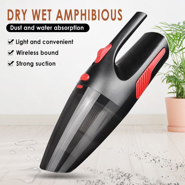

1pcs car accessories interior cleaning 120w car vacuum cleaner wireless rechargeable wet dry home dual-use auto accessorie
