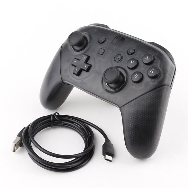 

Bluetooth Беспроводной пульт дистанционного управления Pro Геймпад Джойстик Джойстик для Nintendo Переключатель Pro консоли черного цвета с логотипом