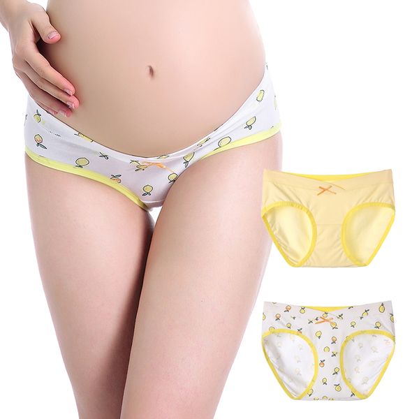 

2pcs/lot maternity panties pregnancy underwear belly support briefs for pregnant women low waist underpants panty xxl xxxl, White