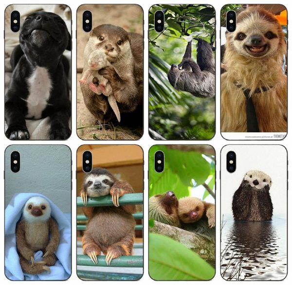 

tongtrade] sloth hanging fat sleepy furry case for iphone 11 pro x xs max xr 8 7 6s 5s plus samsung on5 on7 huawei p20 xiaomi note 3 case