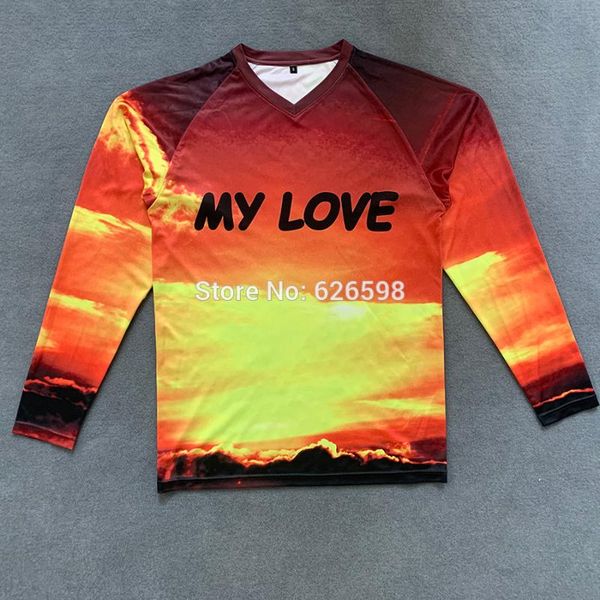 

new design sublimation printing motorcycle jersey, Black;blue