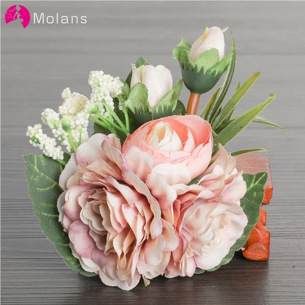 

molans natural berries flower hairpins exquisite wedding headpieces for bride bogus floral leaves hair clips female hairpin