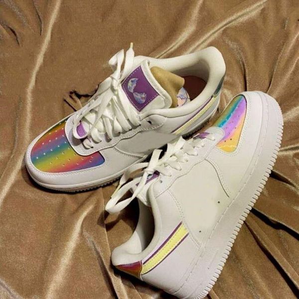 

2020 new designer low 1 easter skateboard shoes dunk one rainbow sports sneakers running shoes for men womens casual des chaussures