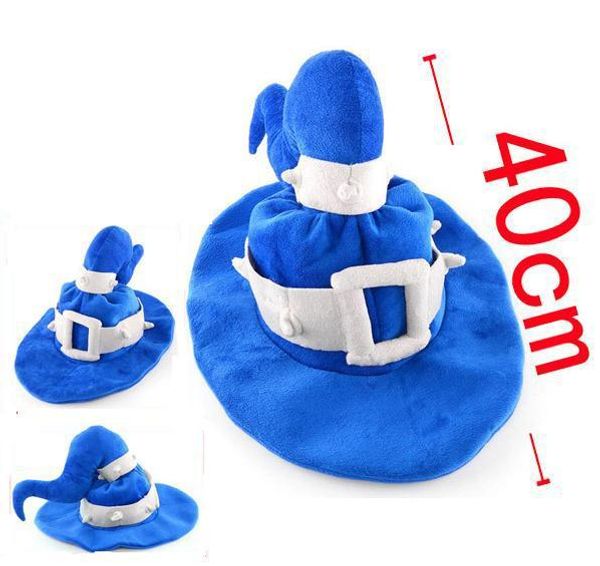 

games hats dark blue plush hat tiny master of evil veigar cartoon & anime hat