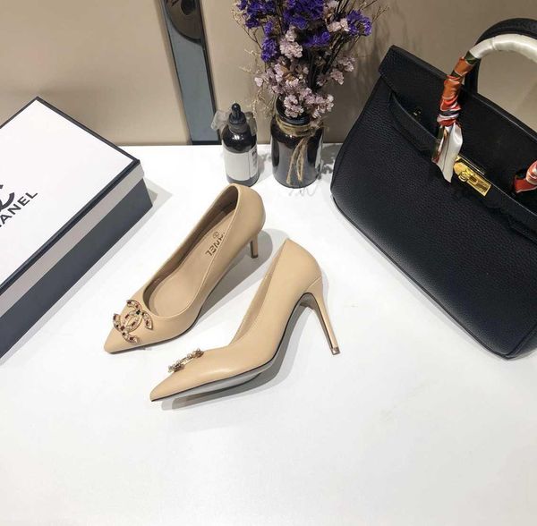 

2020 women high heels dress shoes party fashionshoes pointed slim nightclub high heel single shoes, Black;red