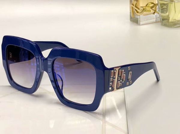 

blue stones oversized square sunglasses sun fashion women oversize sunglasses glasses shades new with box, White;black