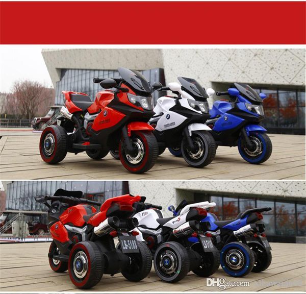 

children electric motorcycle tricycle battery can sit boy double charge with remote control baby toy car