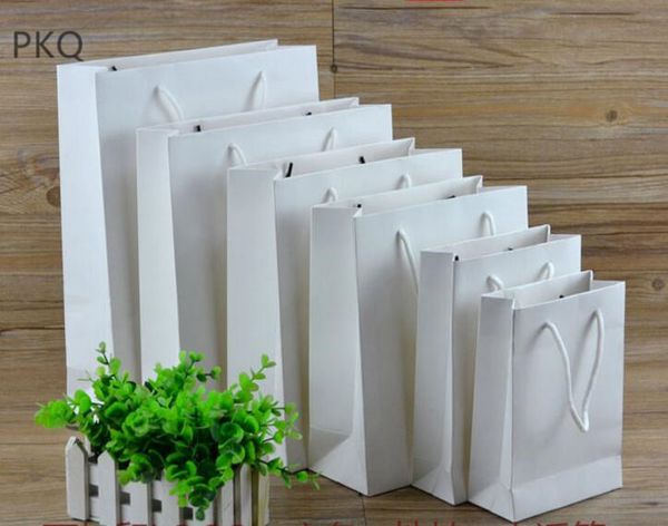 

gift wrap large 10pcs wedding candy packaging bag recyclable jewelry bread party bags small boutique kraft paper 5color