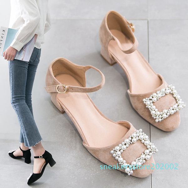 

women high heel sandals internet celebrity favorate beach sandals flock upper rubber sole fashion designer sandals ty-87 s02, Black