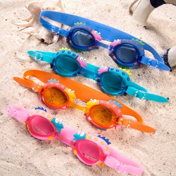 

cartoon kids swimming eyewear children silicone swimming glasses baby child swim pool goggles with eyeglasses box
