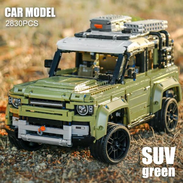 

новый хранитель внедорожник автомобиль land ровер соответствовать legoings техника защитник 42110 модель строительные блоки кирпичи игрушки