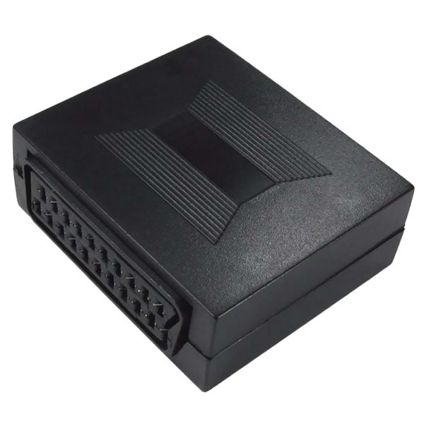 

21 pin scart coupler cable joiner connector adapter