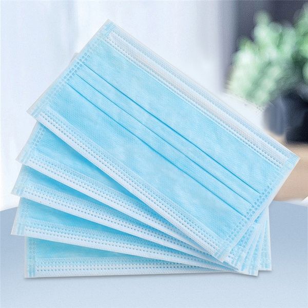 

dhl ship in stock face3 ply non woven elastic mouth soft breathable hygiene sleep mask safety face masks 59i0