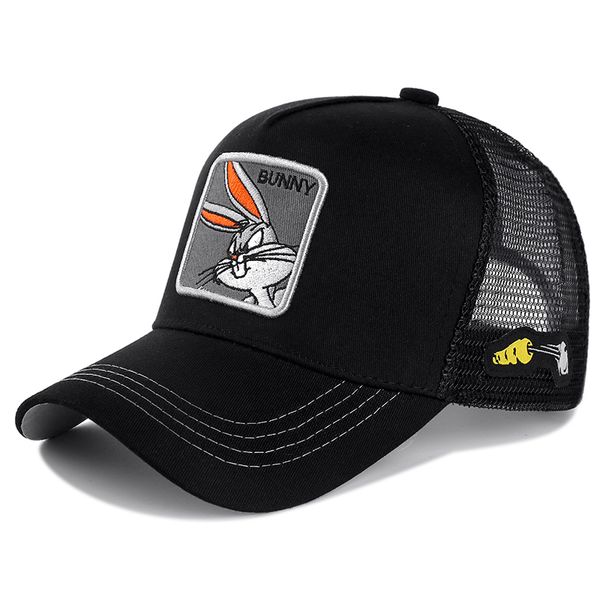 

looney tunes new brand anime snapback cap cotton baseball cap men women hip hop dad mesh hat trucker dropshipping, Blue;gray