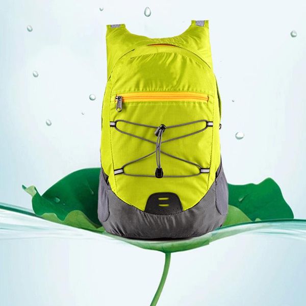 

travel sports zipper closure waterproof hiking folding nylon large capacity ultra light durable outdoor backpack soft camping