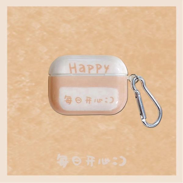 

fashion happy everyday bluetooth wireless earphone case for airpods pro charging box protective cover(excluding headphones)