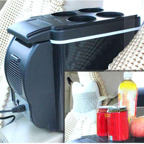 

12v 6l capacity portable car refrigerator cooler warmer truck thermoelectric electric fridge