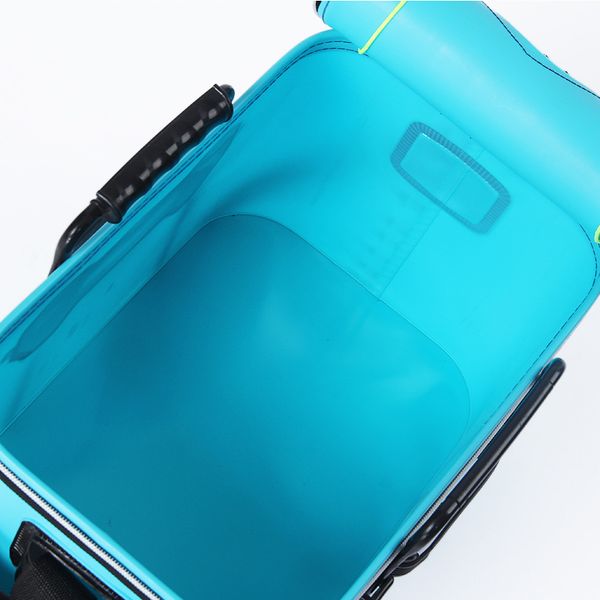 

portable folding fishing bucket outdoor barrel camping travel fishing storage tool dx88