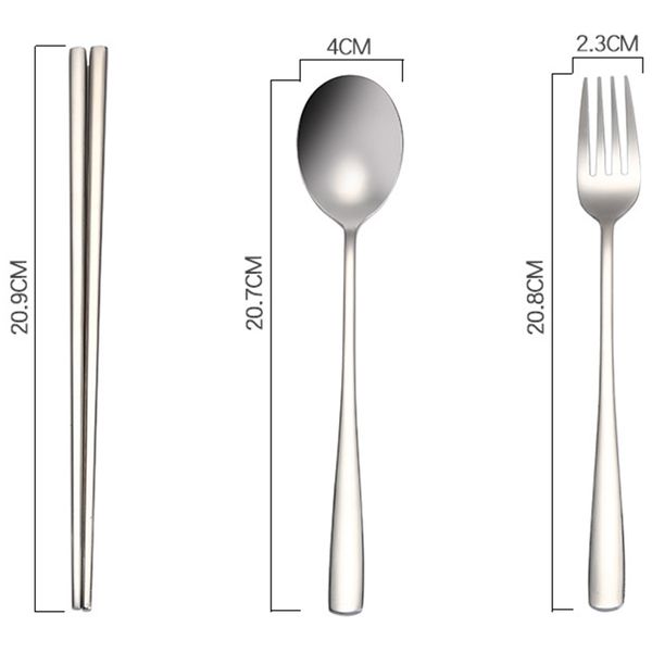 

портативный 6 шт flatware комплект многоразовый 304 из нержавеющей стали прочные путешествий ножевые set