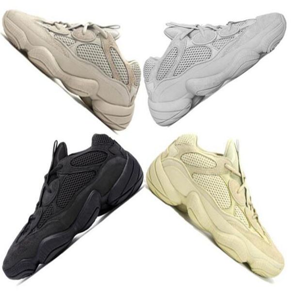 

new desert rat 500 salt super moon yellow utility black blush designer shoes kanye 500 cow running shoes 3m reflective sport sneakers