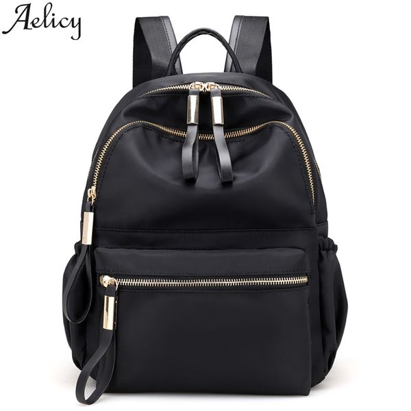 

aelicy 2019 nylon oxford cloth backpack women backpack college wind leisure bag travel bags hand luggage school bags for teenage