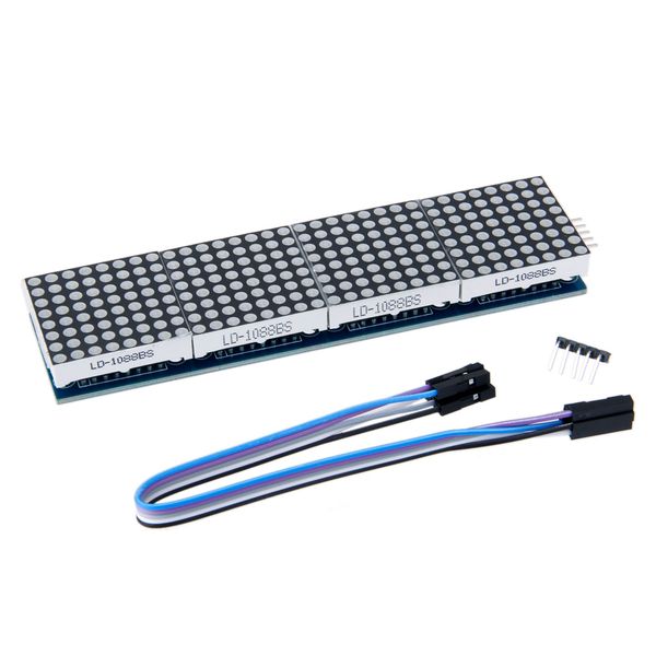 

generic max7219 microcontroller with 5p line dot matrix display module for arduino