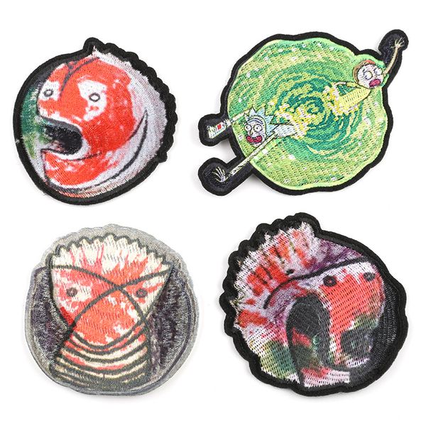 

gugutree один комплект вышивки большая рыба мальчик патч животное патчи жетоны аппликации патчи для одежды дк-32, Black