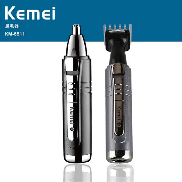 

kemei носа и ушей триммер 2 в 1 уход за кожей лица триммер peli-дель-носо cutting guides km-6511 hgwmp