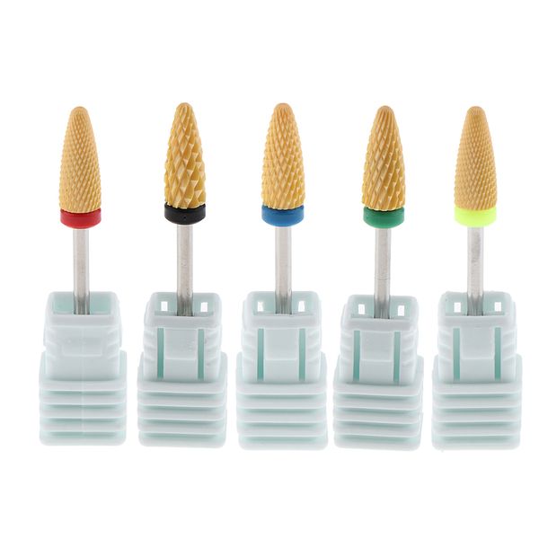 

3/32" electric ceramic nail drill bit grinding head for nail gel polish remover