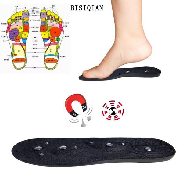 

magnetic therapy slimming insoles for weight loss foot massage health care shoes mat pad black acupuncture sole dropshipping