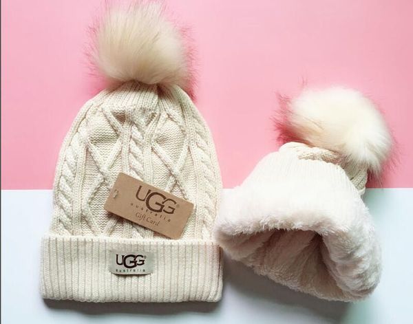 

new winter hat for women men pompom cap pom pom beanie womens mens warm knitted fur canada beanies boy girl bobble hats ladies caps8, Blue;gray