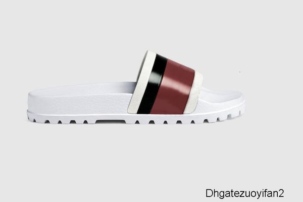 

мужские и женские сандалии дизайнер обувь роскошь скольжения летом моды широкий плоский тапочки сандалии известный бренд тапочки размер 36-4, Black;grey