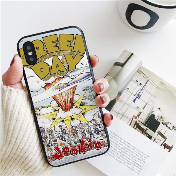 

capa green day dookie cover for iphone 11 pro xs max xr case for iphone 8 7 6s plus 5s se 5 case soft silicone cover.
