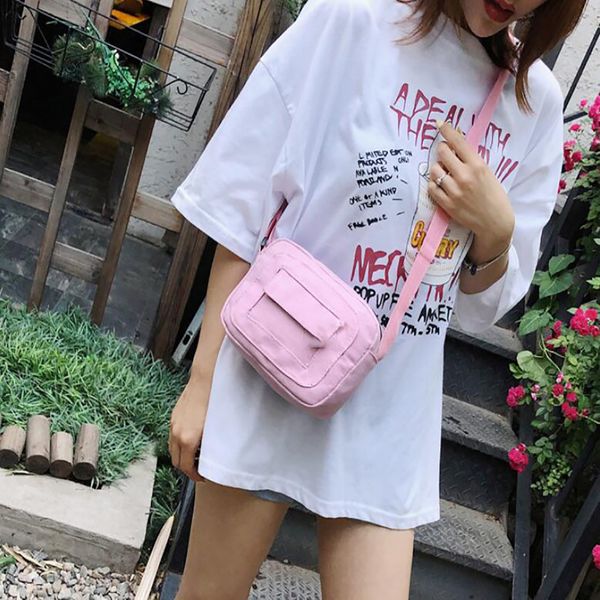 

fashion girl crossbody bag ladies messenger bags harajuku pu leather small handbags women crossbody bag