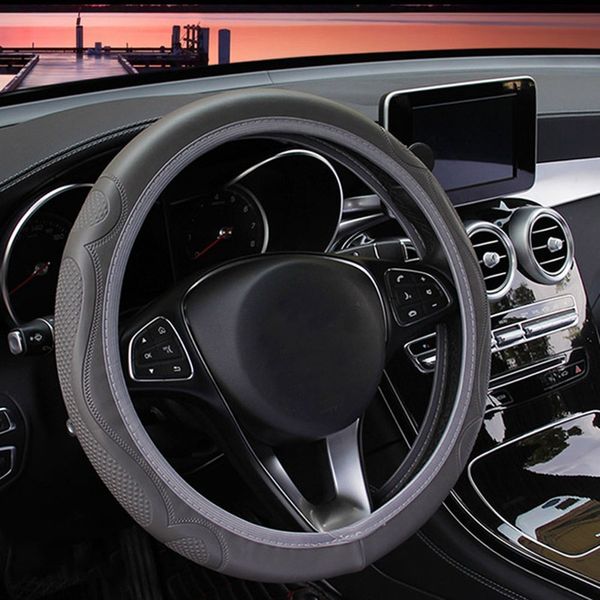

universal truck car breathable anti-slip steering wheel cover guard protector car-styling auto steering wheel cover