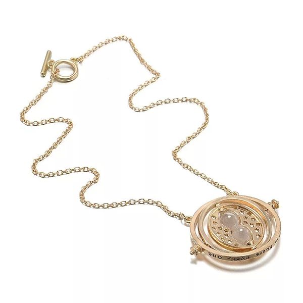

necklace for boy hogwarts horcrux hourglass pendant creative fashion accessories birthday gift long chain, Silver
