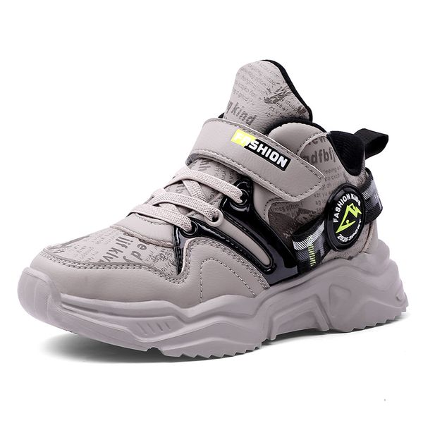 

fashion kids sneakers girls breathable leather waterproof sport running shoes slip-on children casual shoes tenis infantil