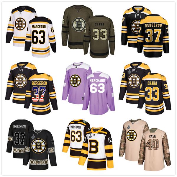 

custom boston bruins jersey 4 bobby orr 63 brad marchand 37 patrice bergeron 88 pastrnak 40 rask 33 chara usa flag fashion hockey jerseys, Black;red