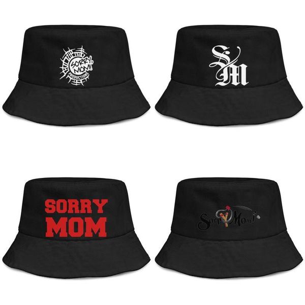 

sorry mom red logo mens and women buckethat custom blank bucket baseballcap (10) white, Blue;gray