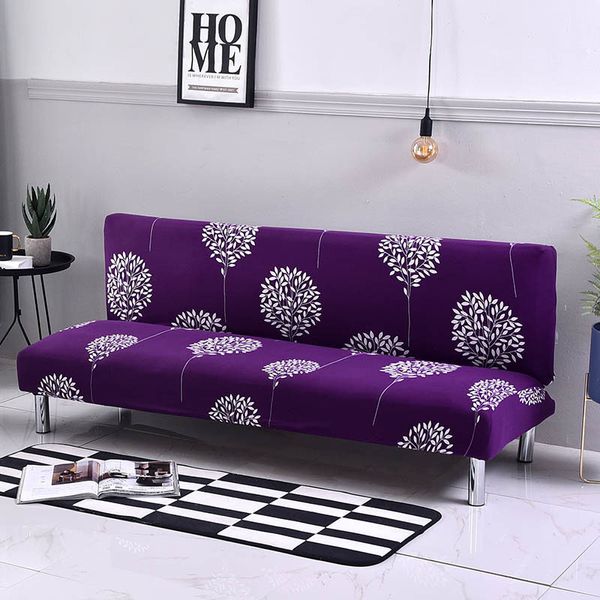 

sofa tight wrap all-inclusive slip-resistant elastic stretch furniture slipcovers couch cover no armrest folding sofa bed cover