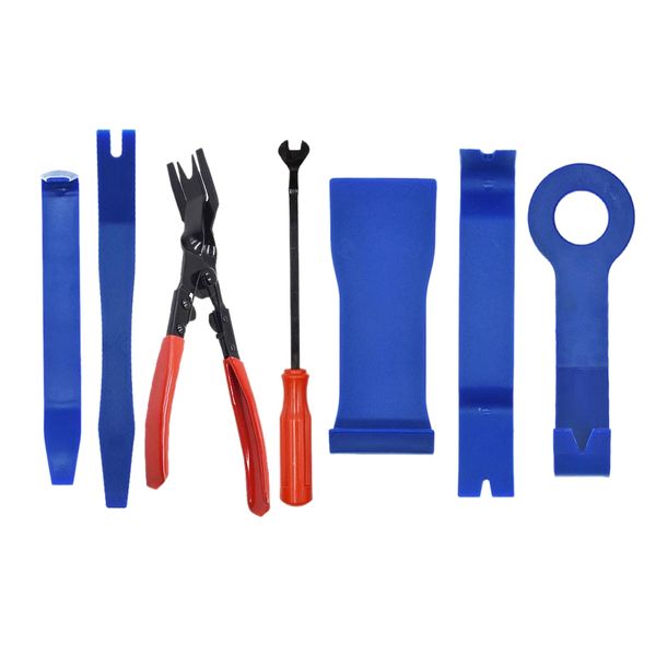 

7pcs professional plastic auto car radio door clip panel trim dash audio removal installer pry tool car panel removal tools bl